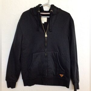 Black lined hoodie size M